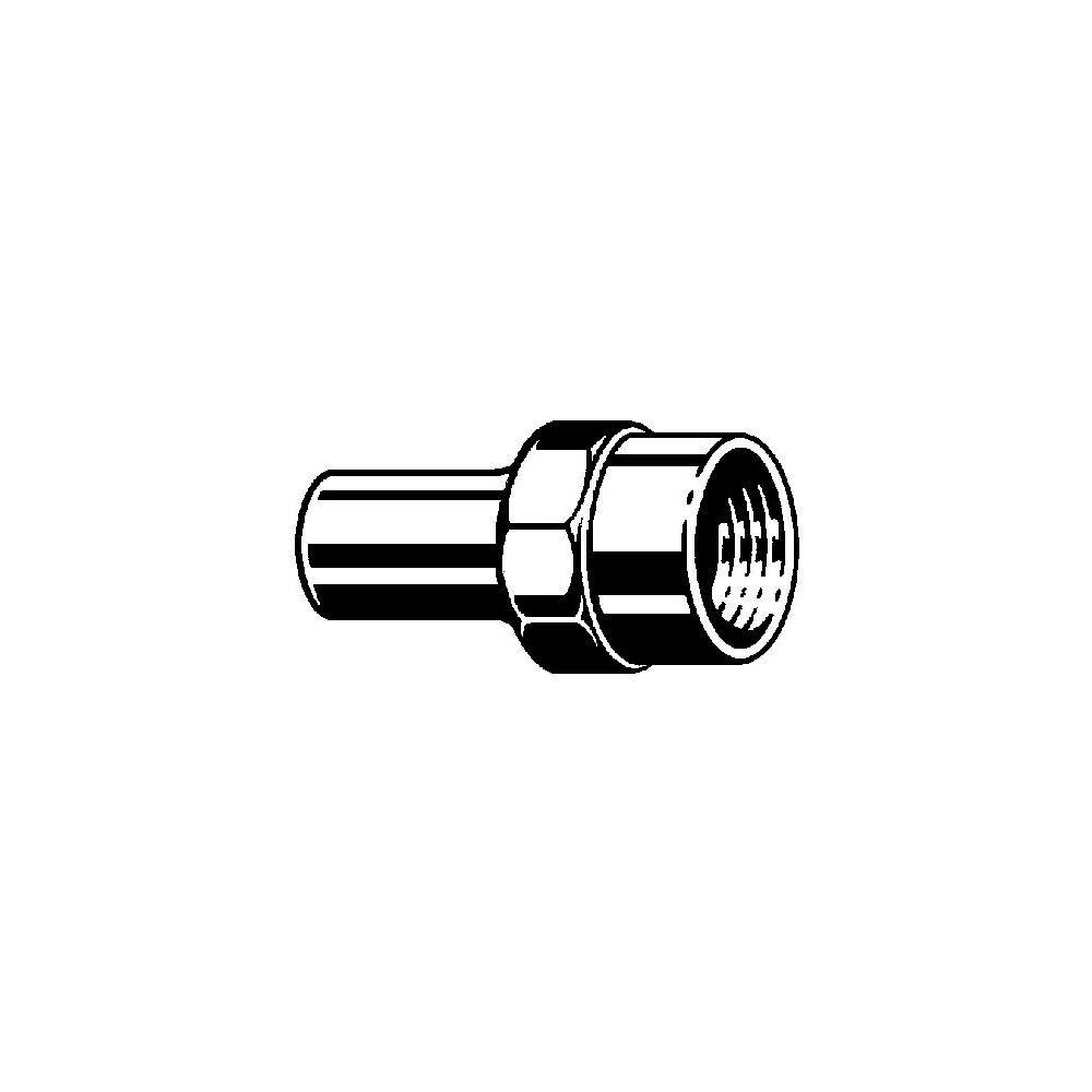 VIEGA Einsteckstueck PRESTABO 1112.1, 559144 18x1/2, aus unlegiert.Stahl m.Mehrk.+IG