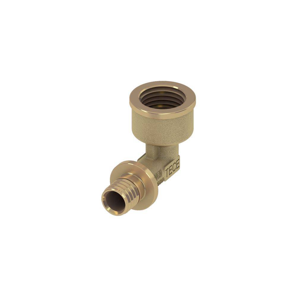 TECEflex Winkelübergangsmuffe Dim. 16 x Rp 1/2", Siliziumbronze