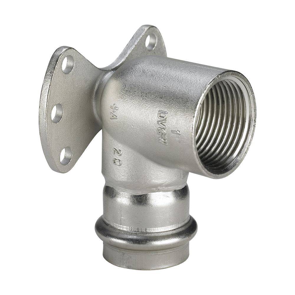 Viega Wandscheibe Sanpress Inox 2325.5 15mmxRp 1/2, St nichtrostend, SC-Contur