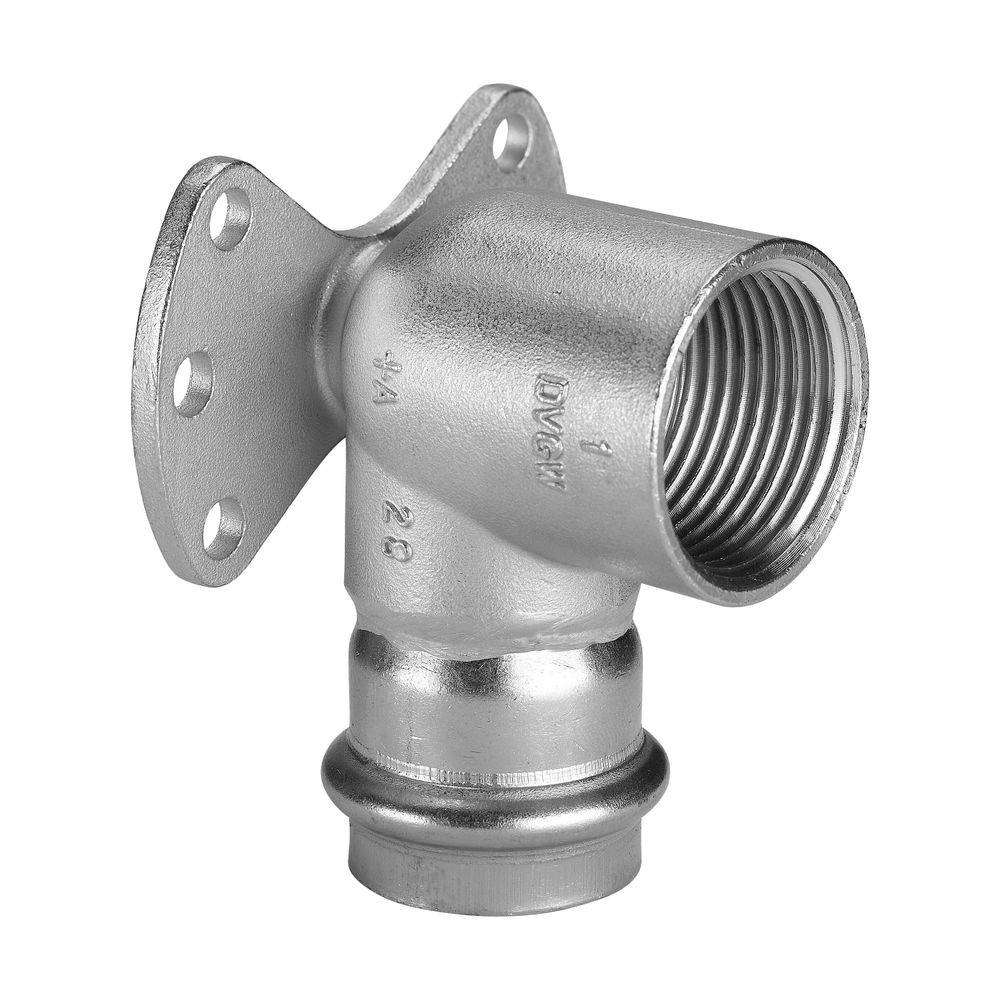Viega Wandscheibe Sanpress Inox 2325.5 15mmxRp 1/2, St nichtrostend, SC-Contur