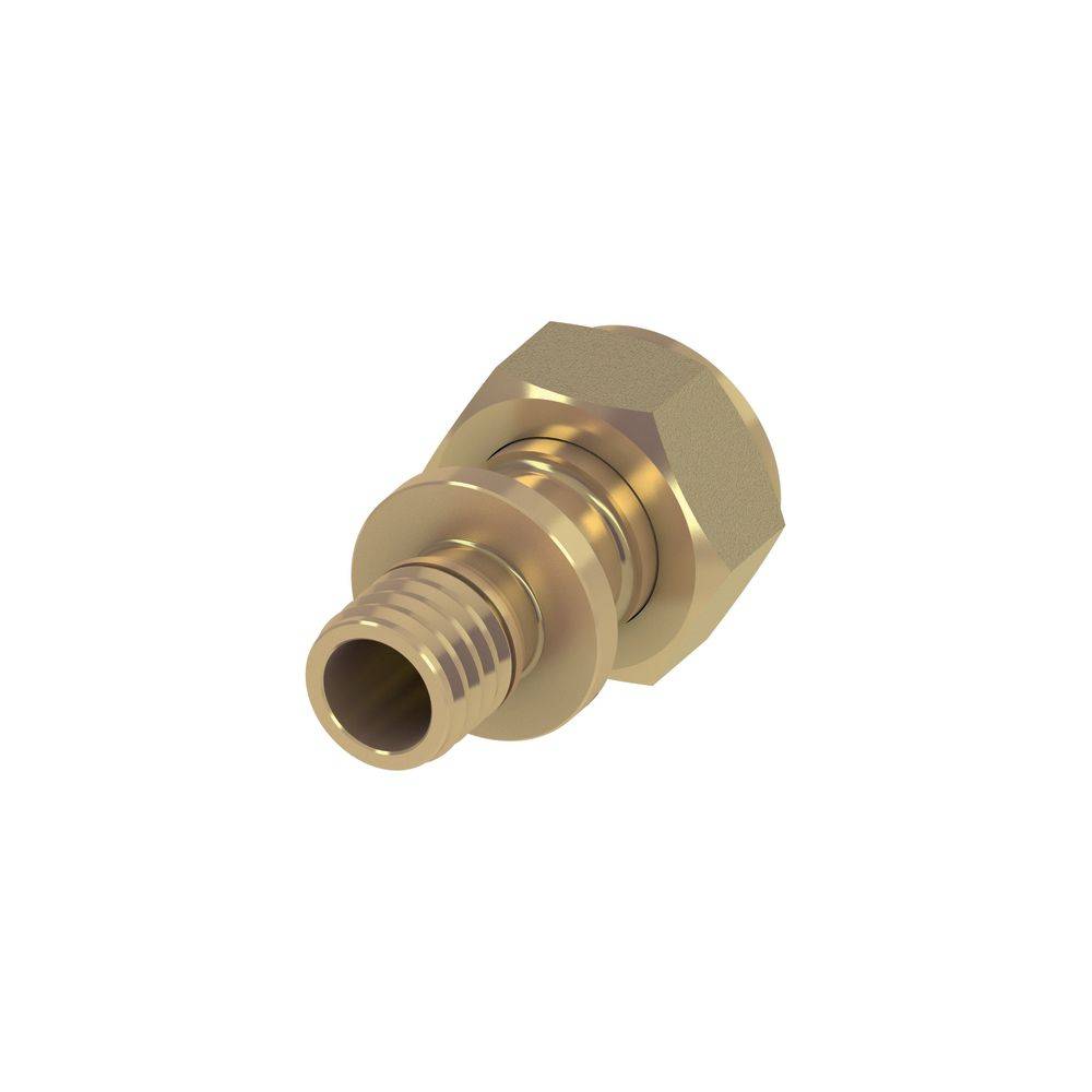 TECEflex Verschraubung, flachdichtend Dim. 20 x 3/4", Siliziumbronze