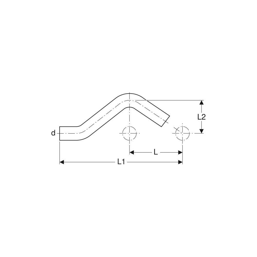 Geberit GE Mapress, Edelstahl, Ueberbogen, d18mm, 1 Stk.