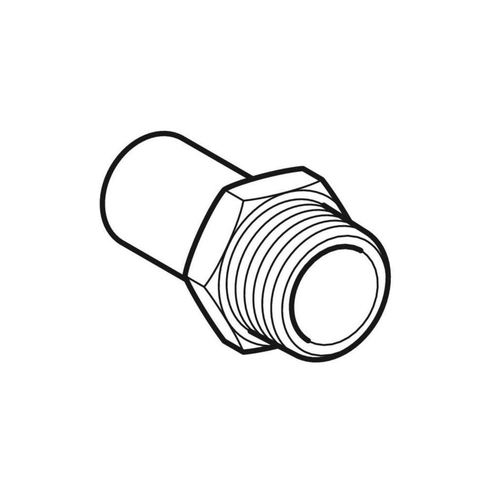 Geberit Übergangsfitting, Mapress Kupfer, Ø22mm × R3/4", Außengewinde, mit Einschubende, Kupfer, 1 Stk.