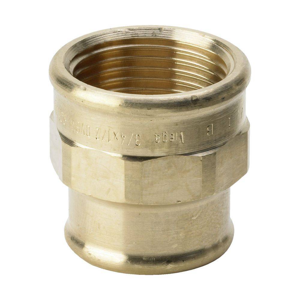 Viega Muffe 3240 Rp 1/2xRp 3/8, Rotguss, reduziert