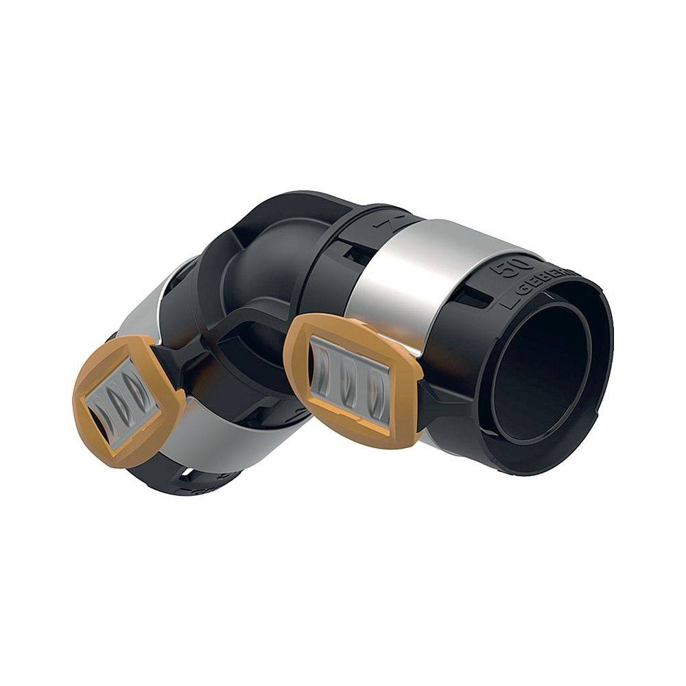 Geberit GE FlowFit Bogen, PPSU, 45 Grad, d 50mm, 1 Stk.