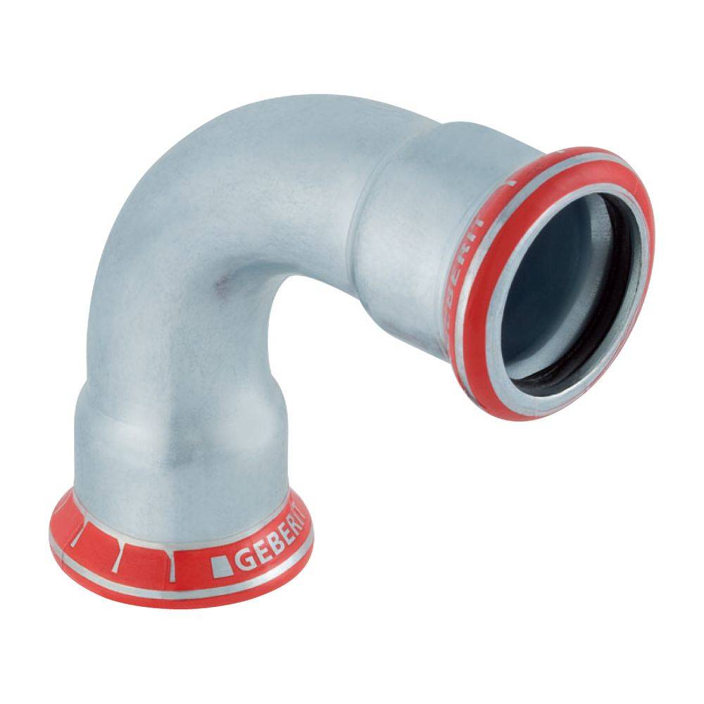 Geberit GE Mapress, C-Stahl, Bogen 90 Gr., d28mm, verzinkt, 1 Stk.