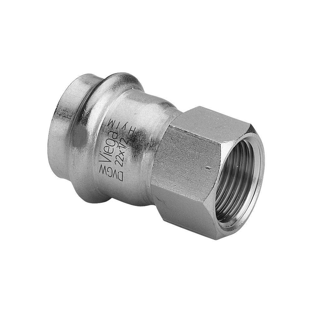 Viega Übergangsstück Sanpress Inox 2312 28mmxRp 1, St nichtr., Mehrk., SC-Con.