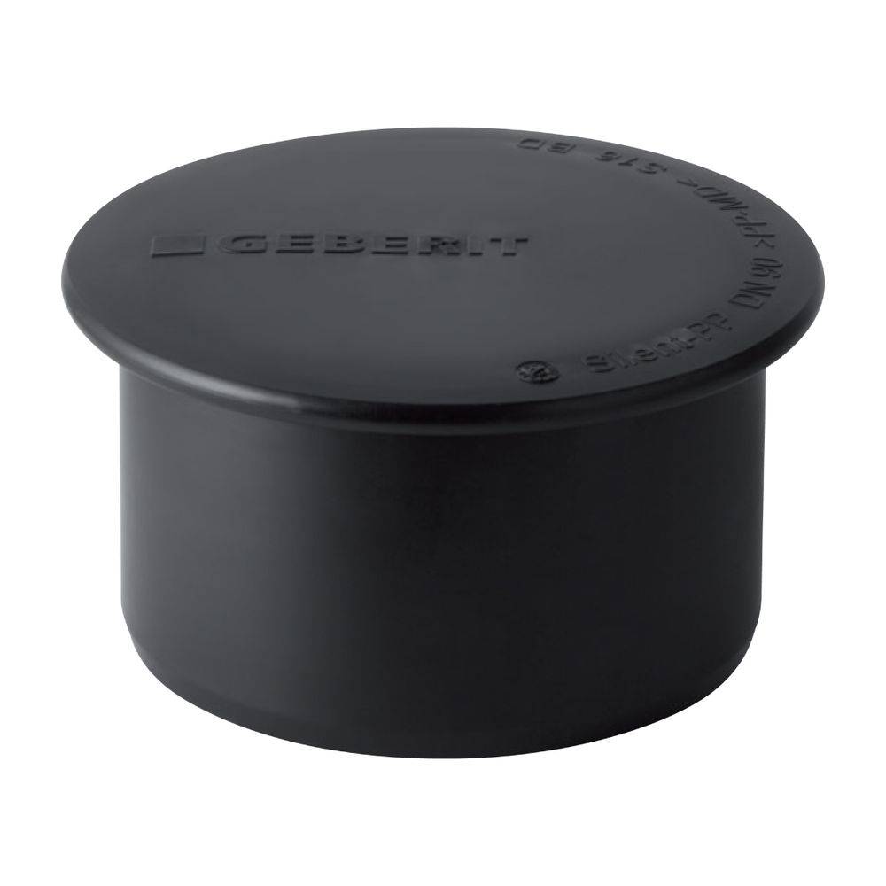Geberit Muffenstopfen Silent-PP, DN 150, 160mm, PP-MD, Schwarz, 390728141