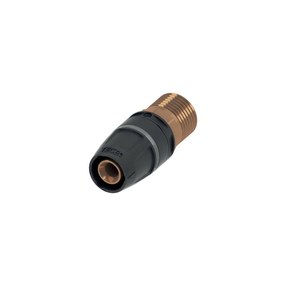 Tece logo-Push Übergangsnippel Dimension 50mm x R 1 1/2", Rotguss/Siliziumbronze