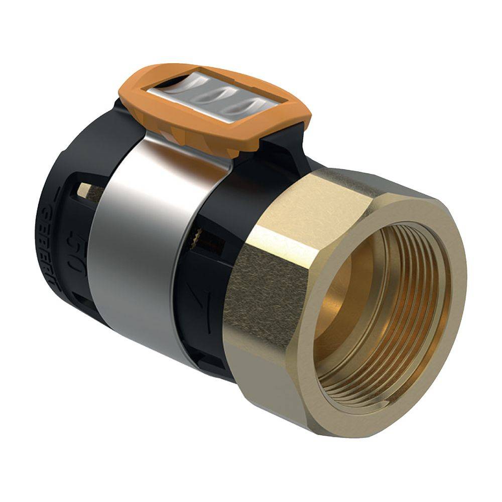 Geberit FlowFit Übergang mit Innengewinde bleifreie Siliziumbronze, D 75mm, Rp 2 1/2"