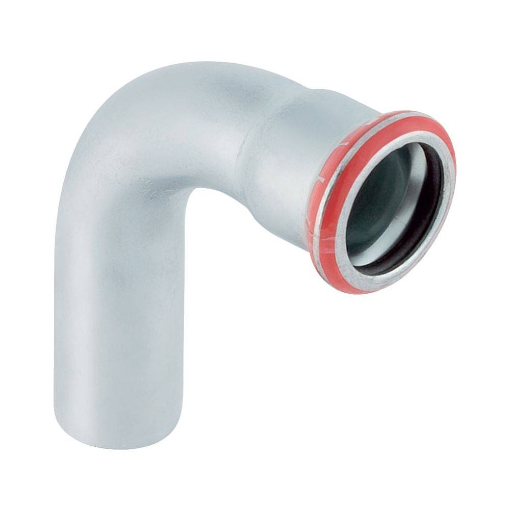 Geberit GE Mapress, C-Stahl Bogen, 90 Grad, d35mm, eins. Einschubende, verzinkt, 1 Stk.