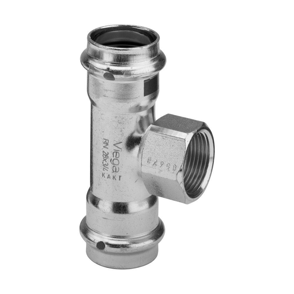 Viega T-Stück Prestabo 1117.2 35mmxRp 1/2x35, St unl., SC-Con., Mehrk.