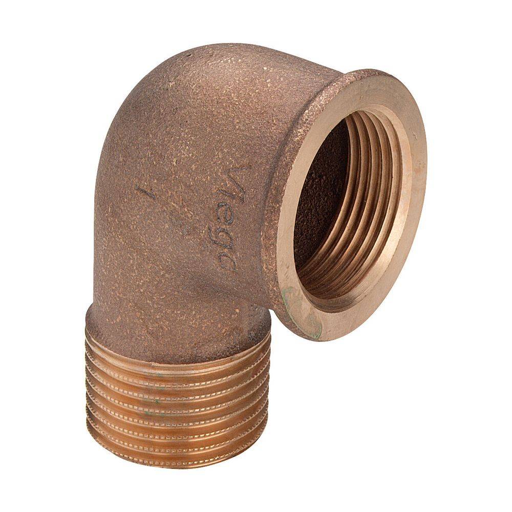 Viega Anschlusswinkel 90° Rotguss, Modell 2614.5 R: 1 Rp: 1, 1 Stk.