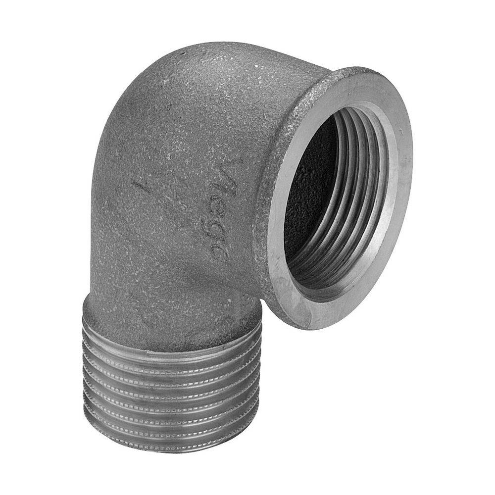 Viega Anschlusswinkel 90° Rotguss, Modell 2614.5 R: 1 Rp: 1, 1 Stk.