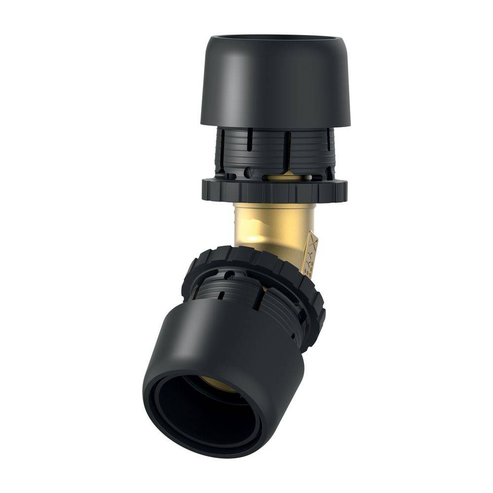 Tece logo-Ax Winkelkupplung 45 Grad Dimension 32x32mm, Siliziumbronze