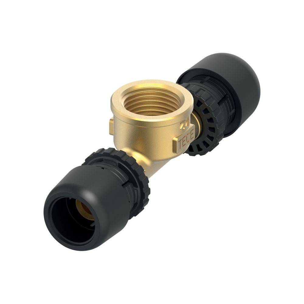 Tece logo-Ax T-Stück Dimension 32mm x Rp 1" Siliziumbronze