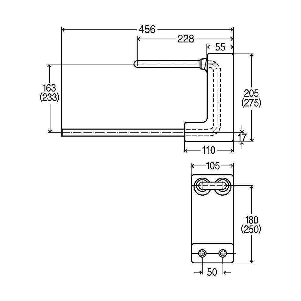 Viega HK-Anschlussblock Raxofix 5397.6 180mm, mit Dämmbox, Kunststoff