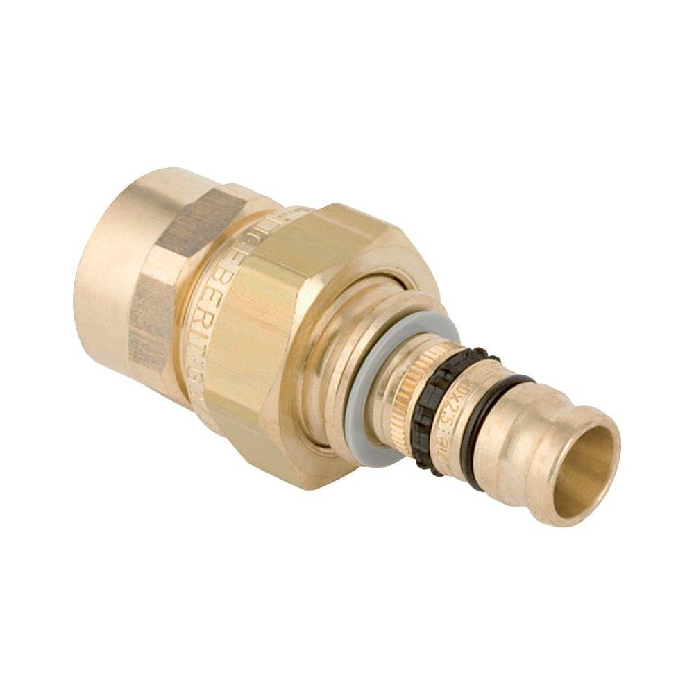 Geberit Mepla Übergangsverschraubung mit Innengewinde, D 20mm, Rp 1/2", Rotguss bleifrei