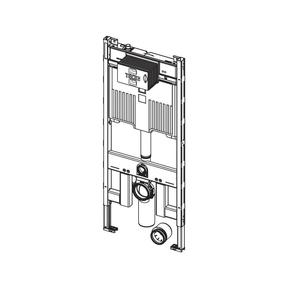 Tece profil WC-Modul mit Octa II- Spülkasten 8cm, Bauhöhe 1120mm