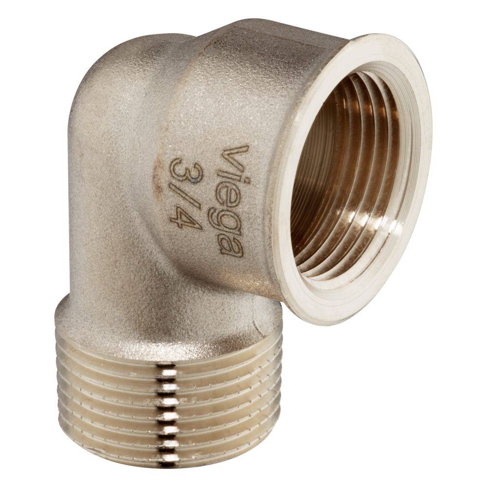 Viega Bogen 3092 R 1xRp 1, 90Grad, Rotguss