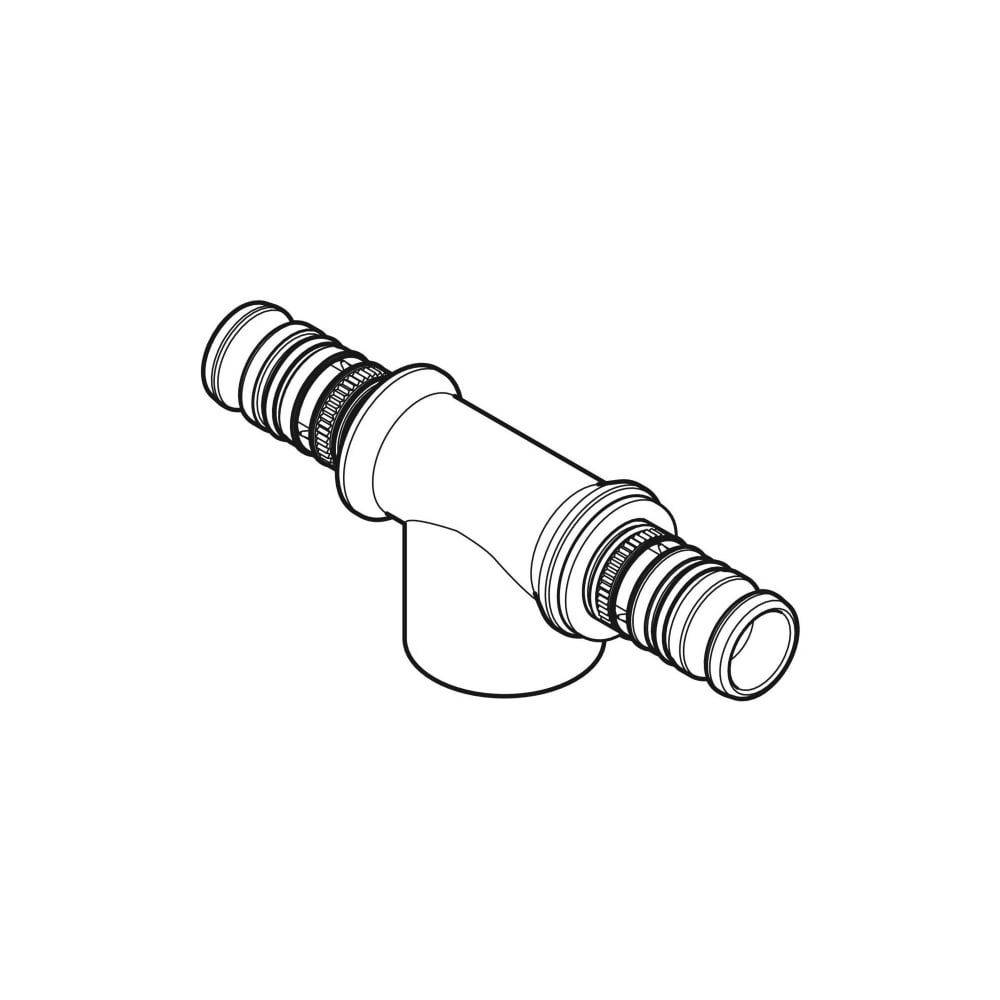 Geberit GE Mepla, T-Stück, Rotguss, d 20 mm x Rp 1/2 IG x 20 mm, 1 Stk.