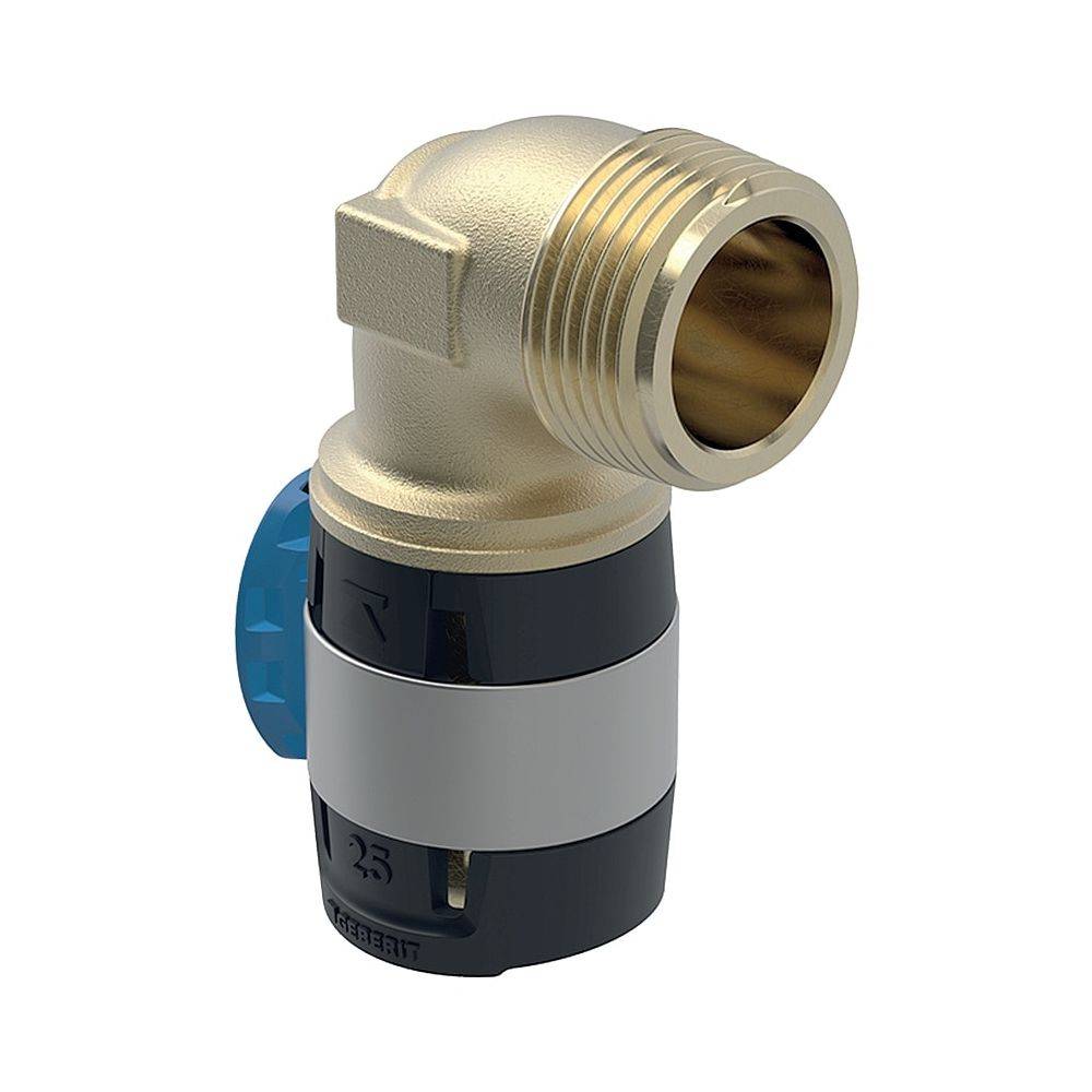 GEBERIT FlowFit Übergangsbogen 90Gr mit Rg+ 90Gr d16-R3/4