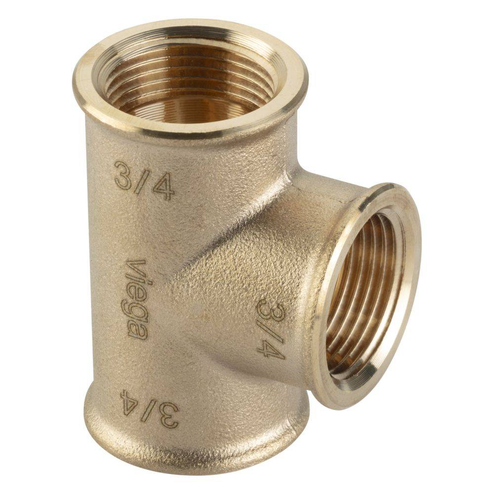 Viega T-Stück 3130 Rp 1 1/4, Rotguss