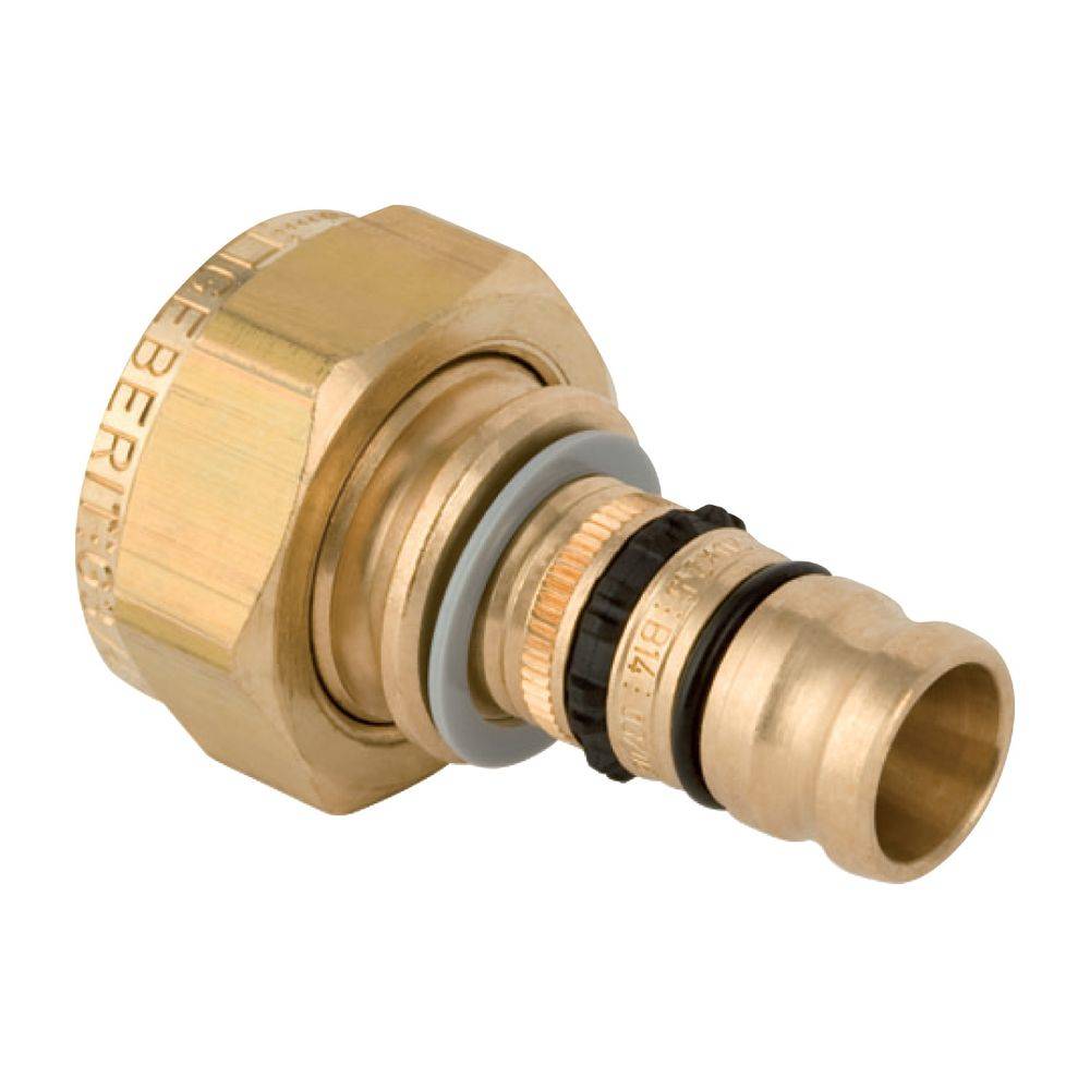 Geberit Mepla Übergang mit Überwurfmutter, D 16mm, ID 17mm, G 3/4", Rotguss bleifrei