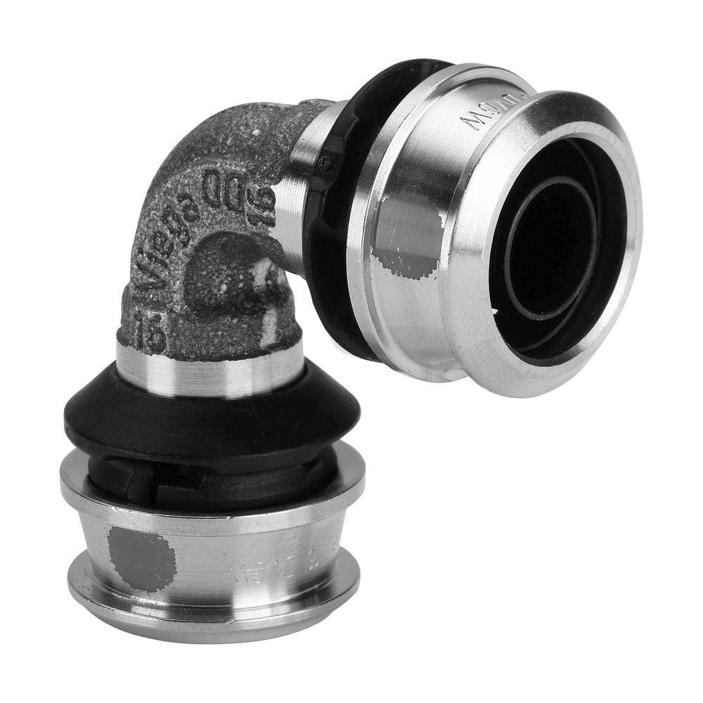 Viega Bogen Raxofix 5316 16mm, 90Gr, m SC-Contur, Siliziumbronze