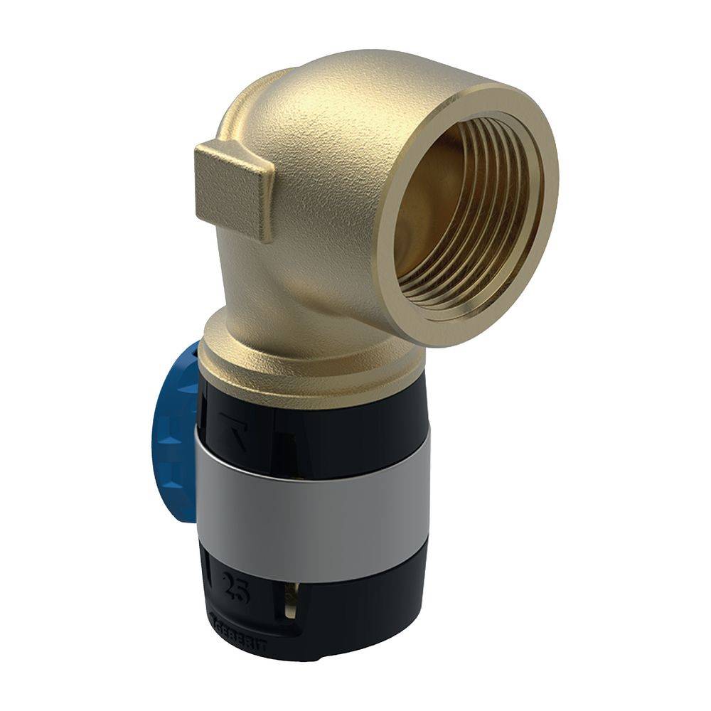 Geberit GE FlowFit Übergangsbogen, IG RG+, 90°, d 20 mm x Rp 3/4, 1 Stk.