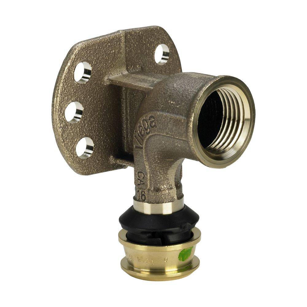Viega Wandscheibe Raxofix 5325.5 20xRp 3/4, mit SC-Contur, Siliziumbronze