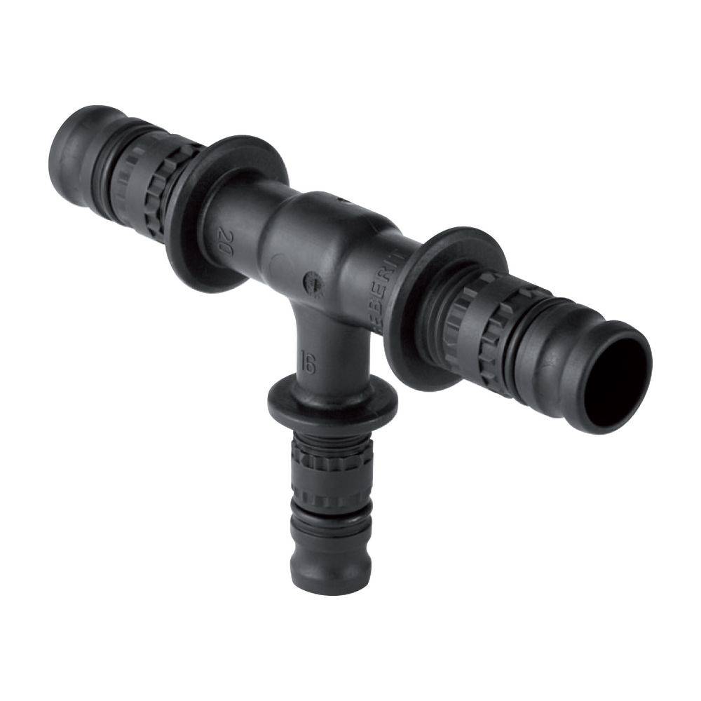Geberit Mepla T-Stück reduziert PVDF, D 50mm, D1 40mm, D2 626321005