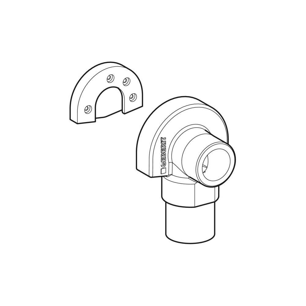 Geberit GE Mepla Schalldämm-Set, zu Anschlusswinkel 90 Grad, 1 Stk.