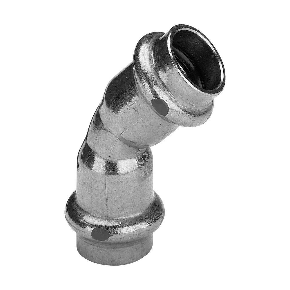 Viega Bogen Profipress 2426 15mm, 45Grad, Kupfer, SC-Contur