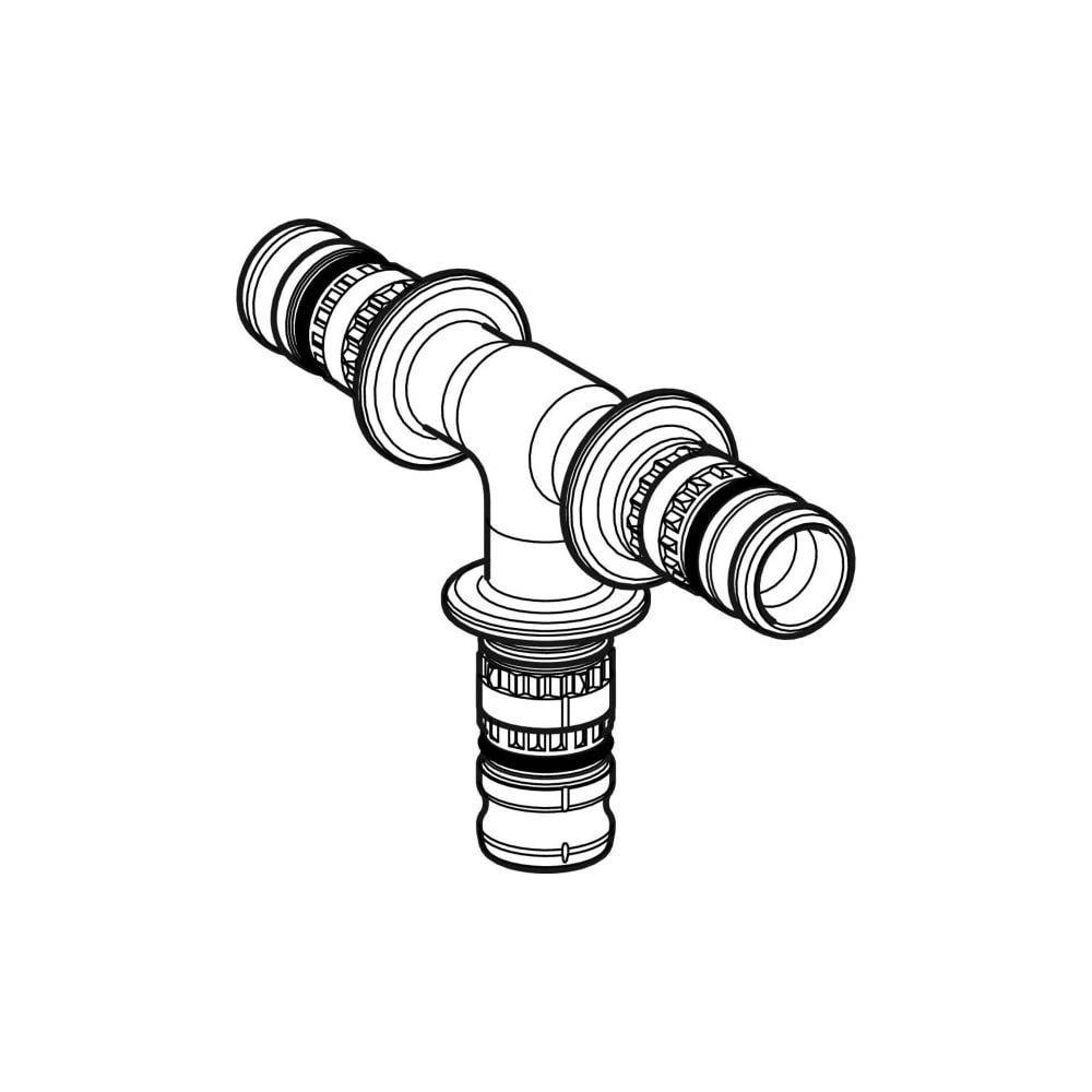 Geberit GE Mepla, T-Stück egal, PVDF, d32mm, 1 Stk.