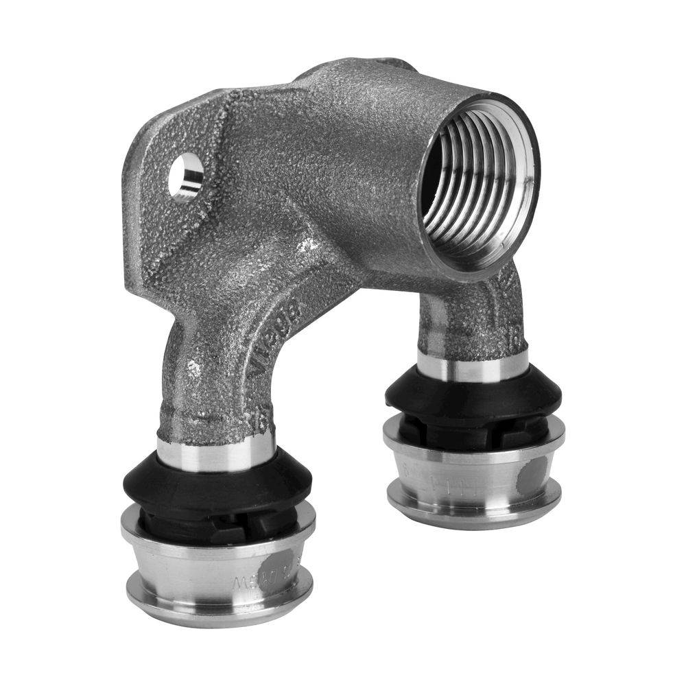 Viega Doppelwandscheibe Raxofix 5325.7 16mmxRp 1/2x16, Siliziumbr., m SC-Contur