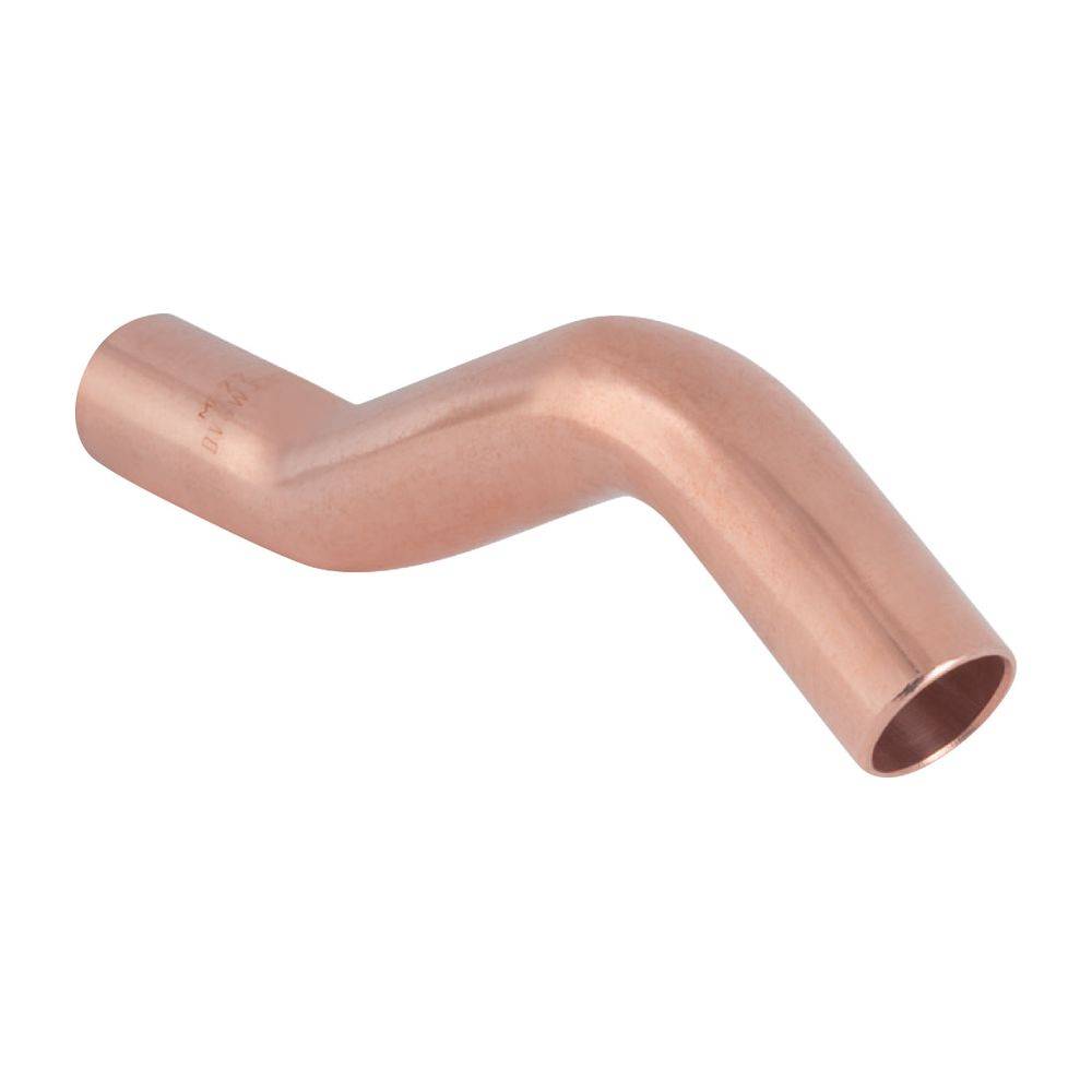 Geberit Mapress Kupfer-Sprungbogen 30° für d18mm mit Pressindikator und CIIR-Dichtring, Kupfer, 1 Stk.