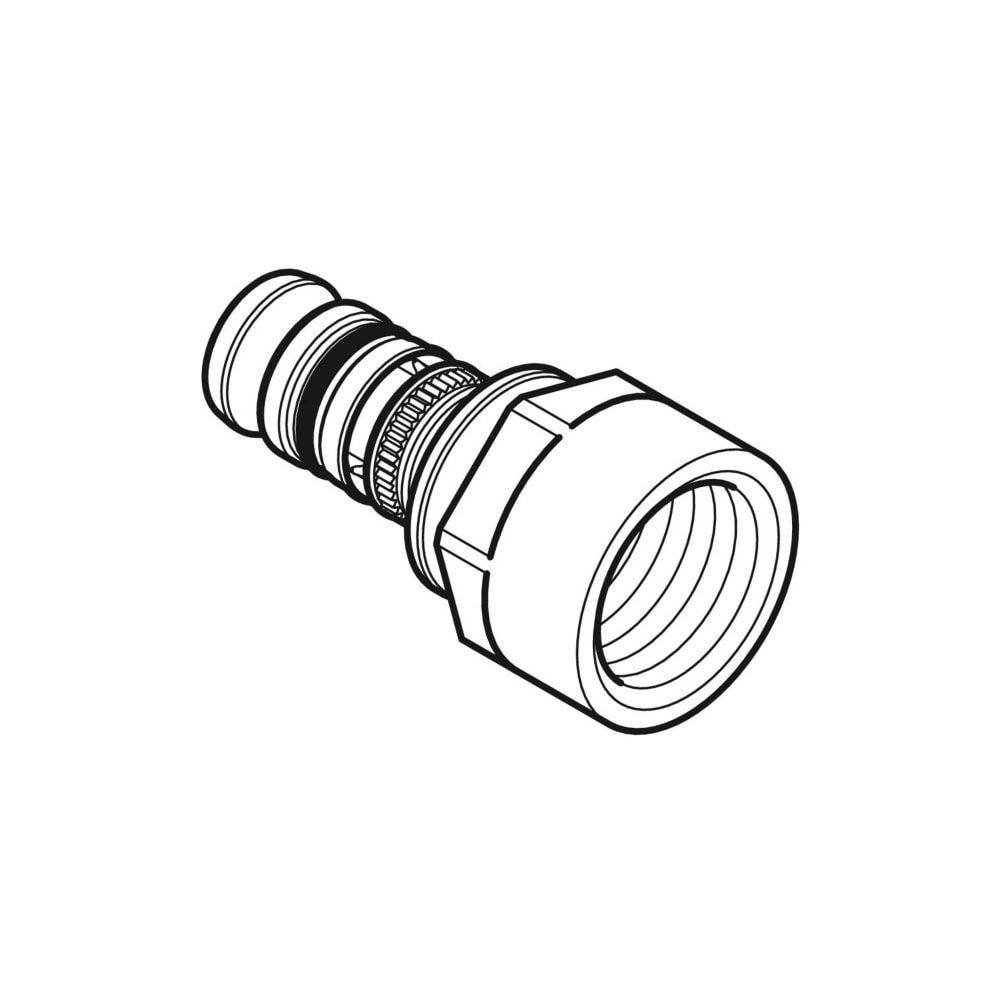Geberit GE Mepla Übergang mit Innengewinde, RG, d26mm, Rp1, 1 Stk.