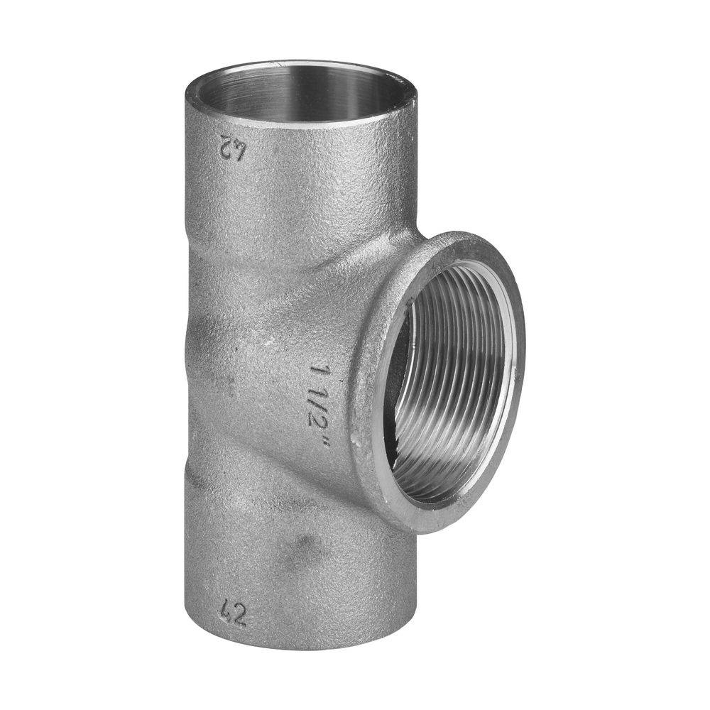 Viega T-Stück 94130G, d. 28mm x Rp 1/2" 28mm, Rotguss