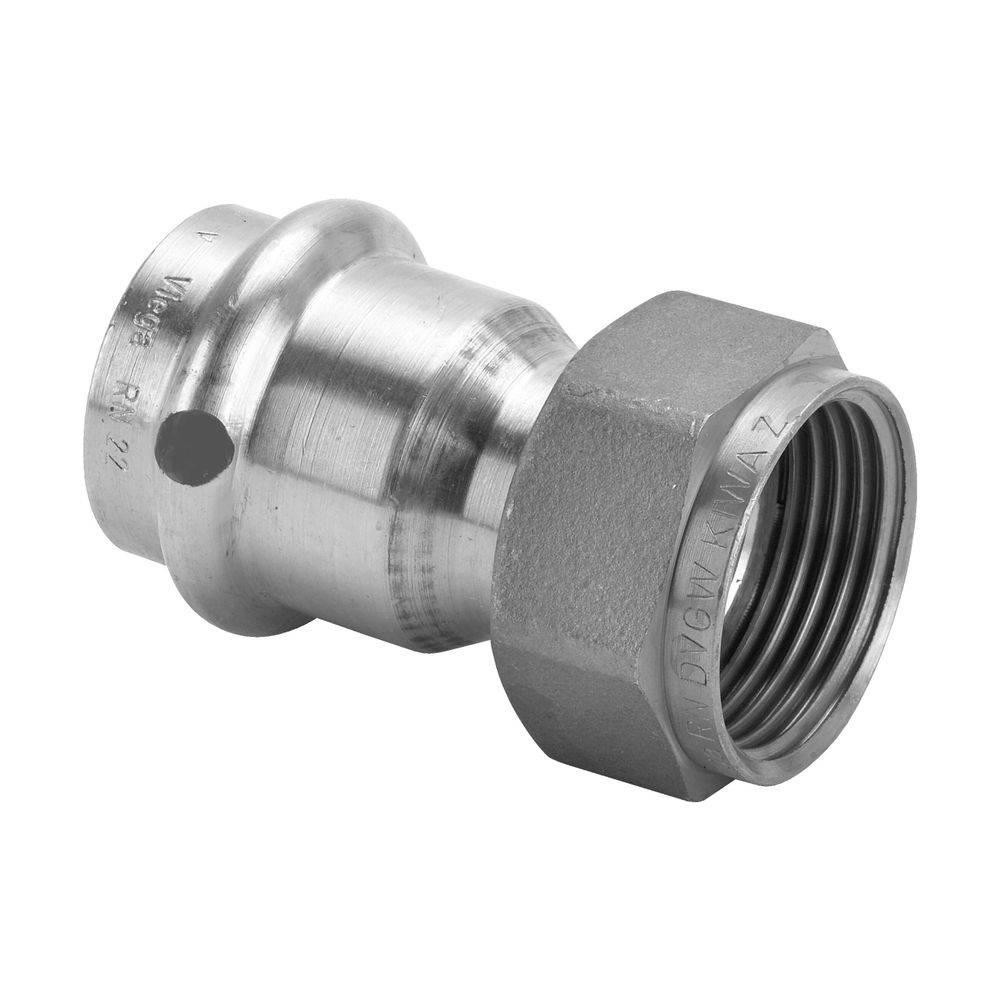 Viega Anschluss-Verschraubung Sanpress RG m SC-Contur flachdichtend 22mmx3/4