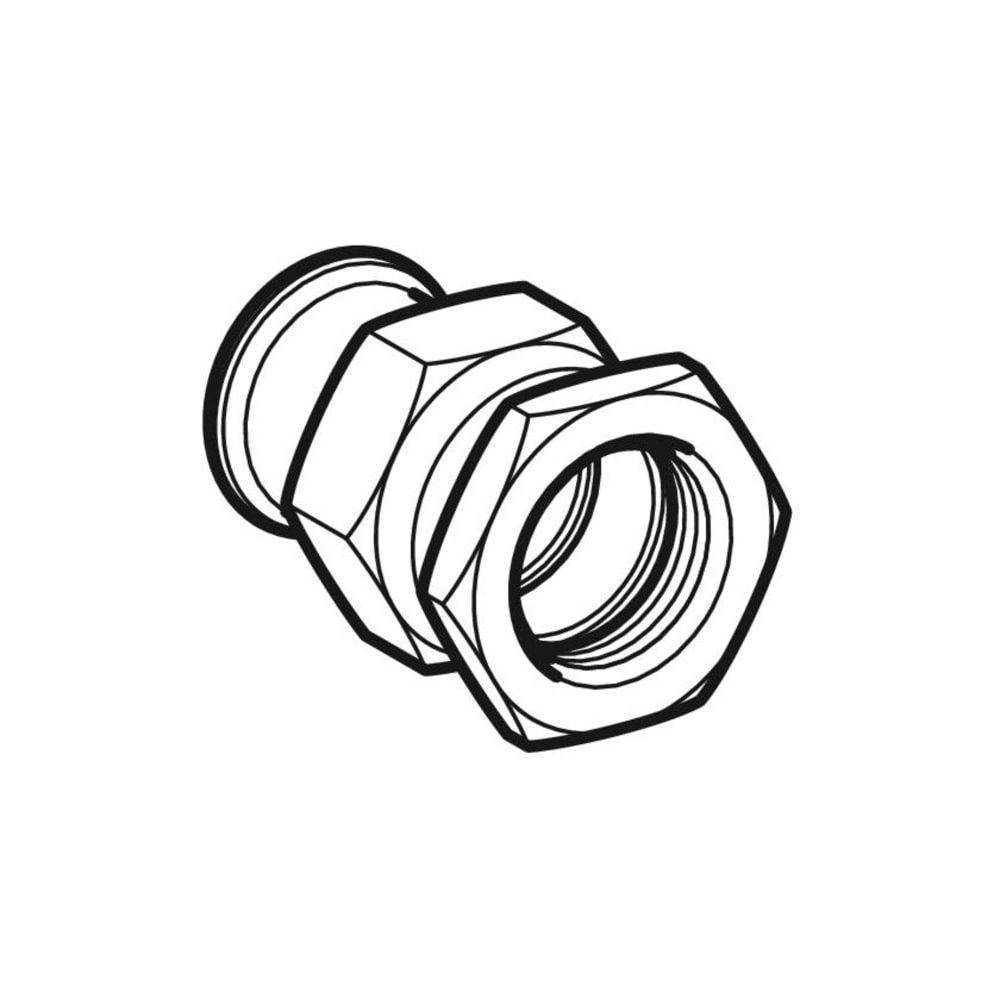 Geberit Übergangsverschraubung, Mapress Kupfer, Ø28mm × Rp1", Innengewinde, Kupfer, 1 Stk.