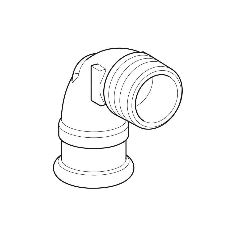 Geberit Übergangswinkel, Mapress Kupfer, 90°, Ø15mm × R1/2", Außengewinde, Kupfer, 1 Stk.