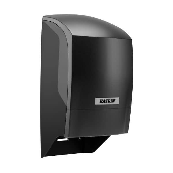 Spender - Katrin Inclusive System Toilettenpapierspender, schwarz, 312 x 152 x 172 mm (H/B/T), Kunststoff