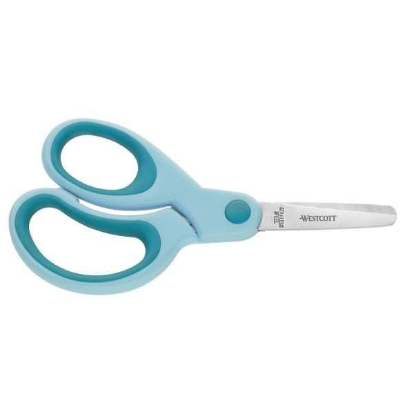 Westcott Kinderschere li runde Spitze 13cm tk E-21586 00