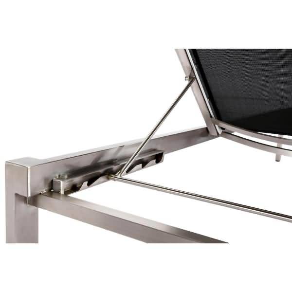 Best Sonnenliege Marbella 47884051 stahl/schwarz