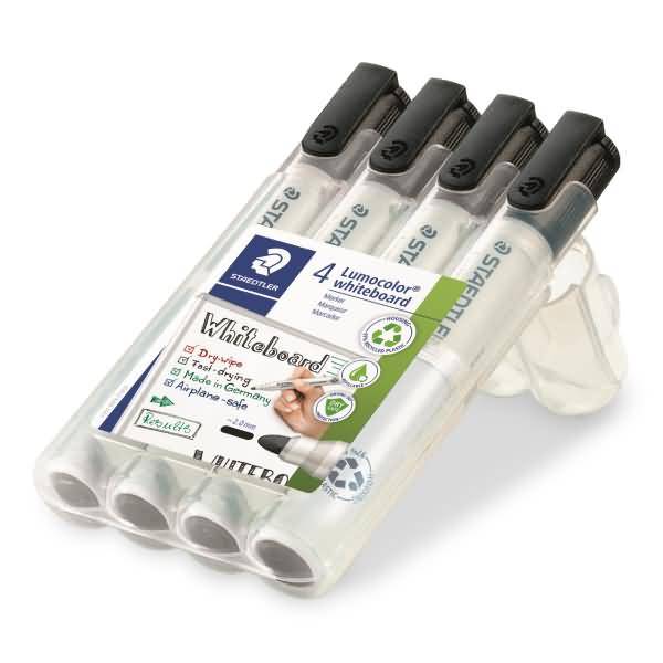 STAEDTLER 4 351WP4-9X Whiteboard-Marker schwarz 2.0 mm