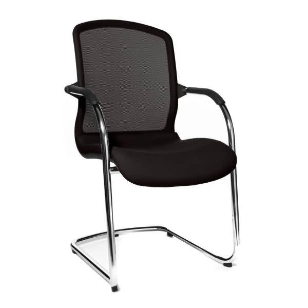 Besucherstuhl Open Chair 100 OC590T20 schwarz