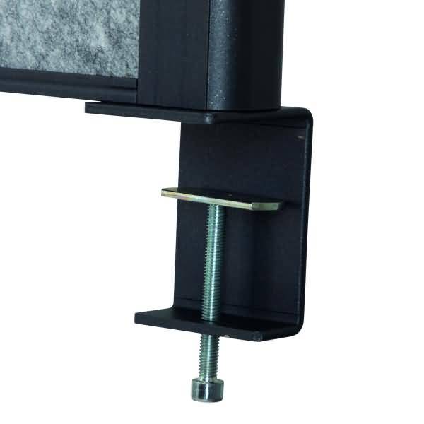 Tisch-Trennwand MAULconnecto 120x50cm Akustik d.gr/an