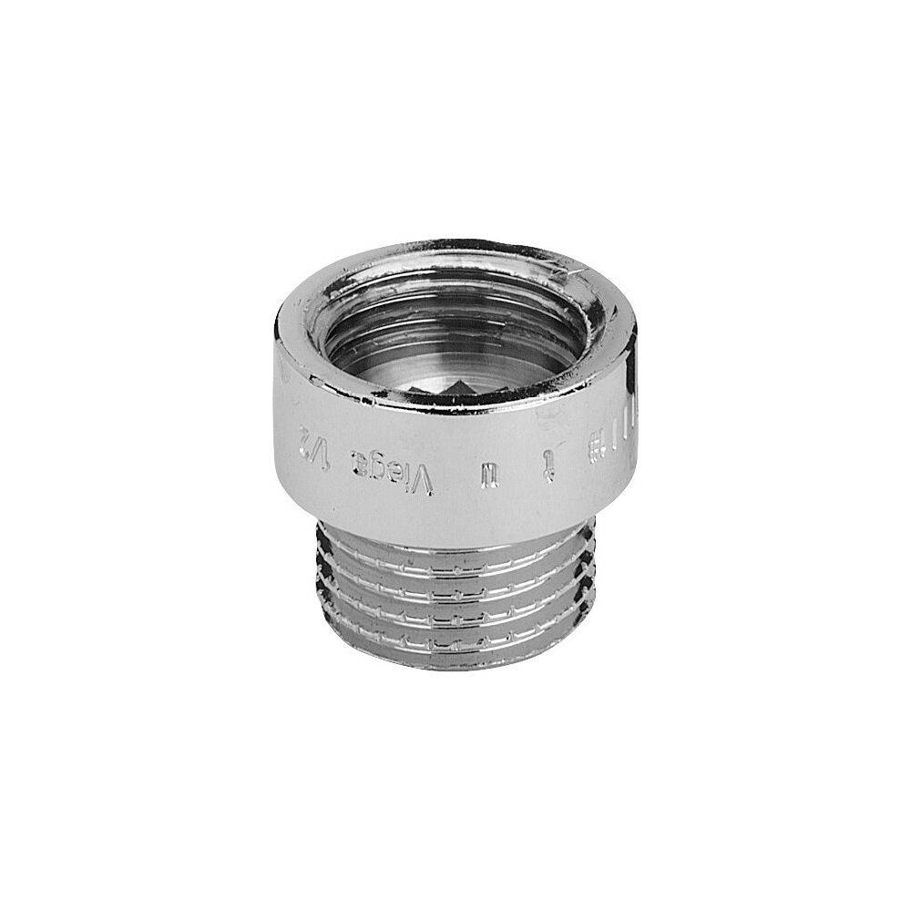 Viega Hahnverlängerung 3526, G 1/2" x 20mm, Rotguss, verchromt