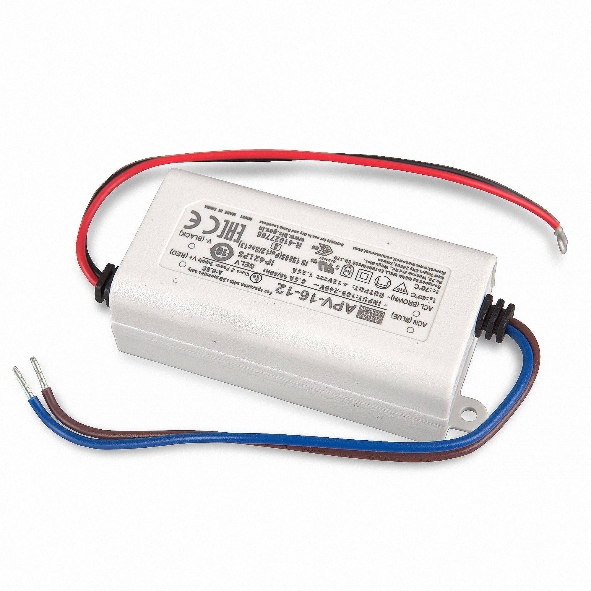 Mean Well APV-16-12 SNT 12V/DC/0-1,25A/ 15W IP42